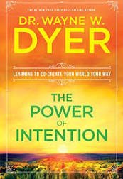 The book cover for the novel "The Power of Intention."