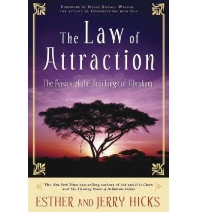 The book cover for the novel "The Law of Attraction."